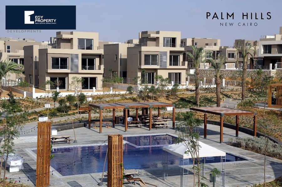 Apartment For Sale in Palm Hills New Cairo With 5% Down Payment and installments with very prime location 10