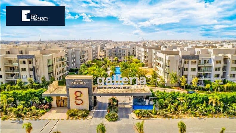 Ready to deliver 3 bedrooms apartment with garden with 5 years installments for sale  in New Cairo Golden Square 9