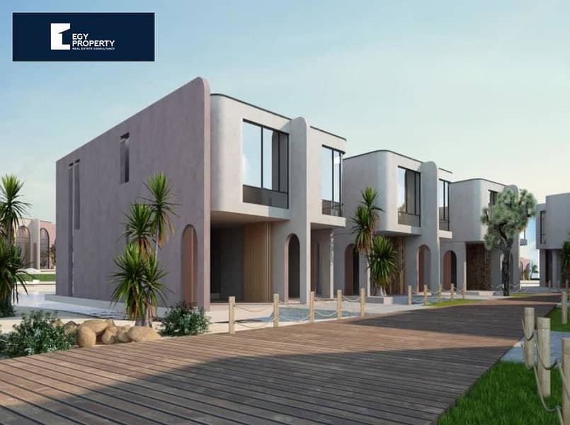 Own a 4 bedrooms Chalet with garden fully finished with 8 years installments and lowest down payment in June Sodic 5