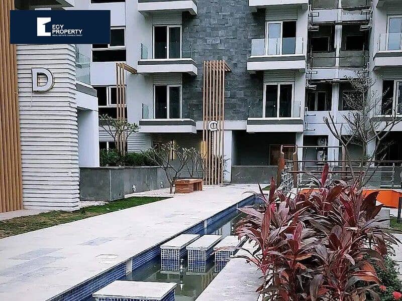 شقة صف أول على اللاجون للبيع بالتقسيط في أي سيتي أكتوبر ( سعر منافس جدا) First Row on Lagoon Apartment 4