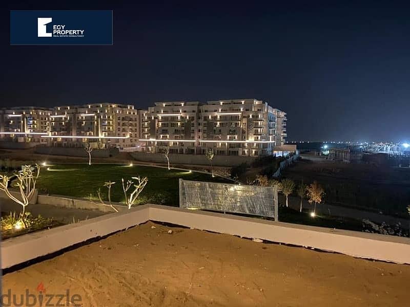 First Row on Lagoon Apartment for Sale with Installments in ICity October شقة صف أول على اللاجون للبيع 6