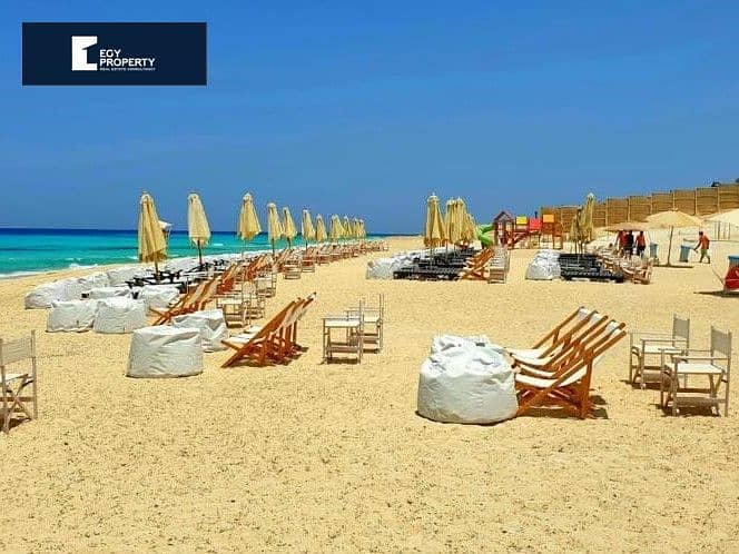 شاليه مفروش بالكامل بالتقسيط في مراسي الساحل الشمالي للبيع بموقع مميز جدا فيو مفتوح Marassi North Coast 8