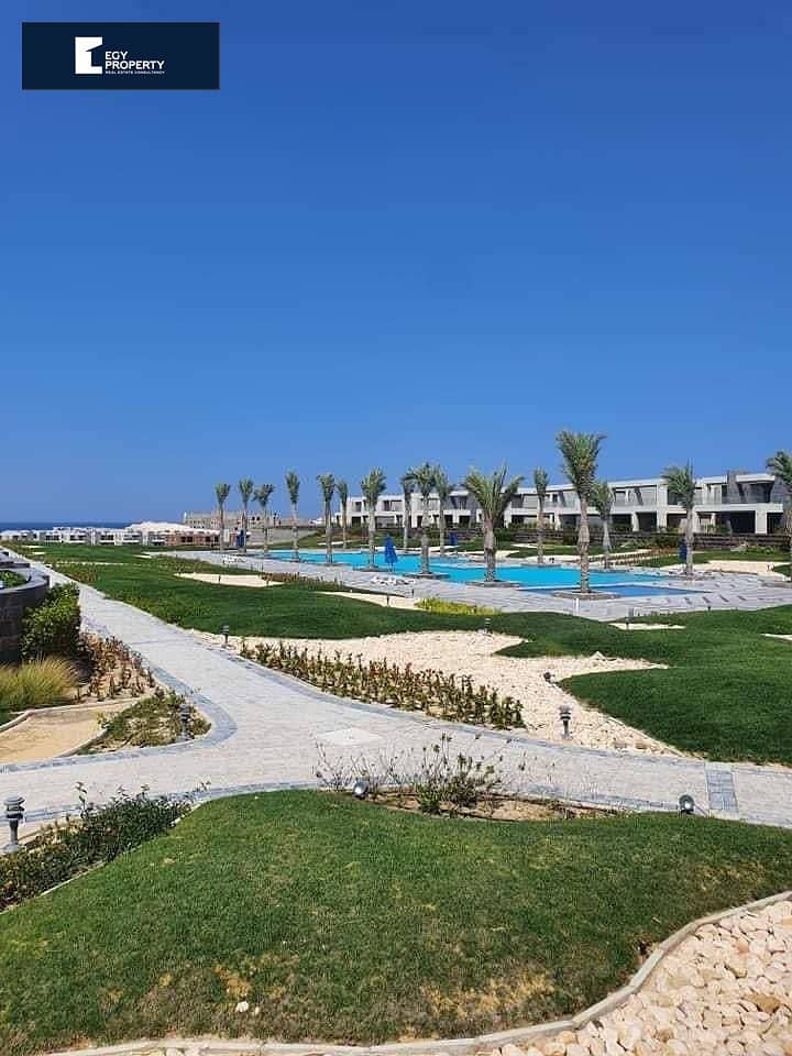 توين هاوس للبيع مطل على البحر كامل التشطيب مقابل 8 مليون فقط في لافيستا راس الحكمة Sea View Twin House 5