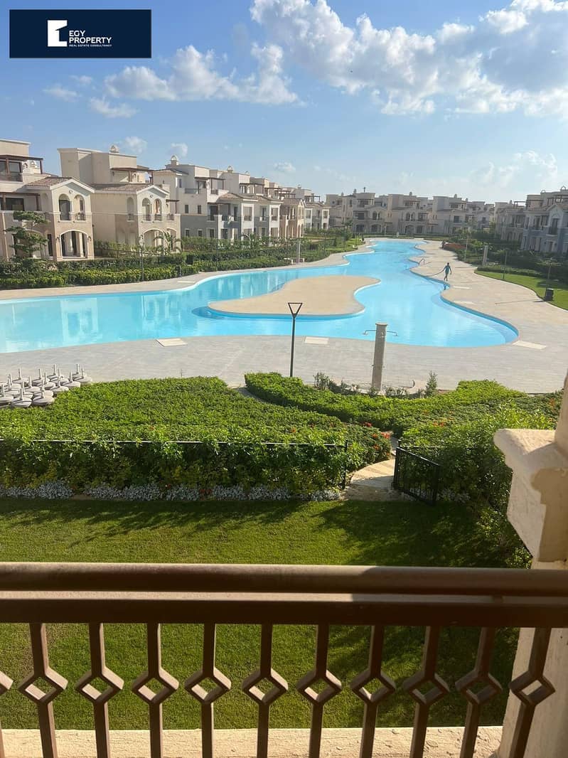 Lowest Price in The Market Pool View in Marassi  North Coast Town House For Sale Fully Finished Very prime location 1