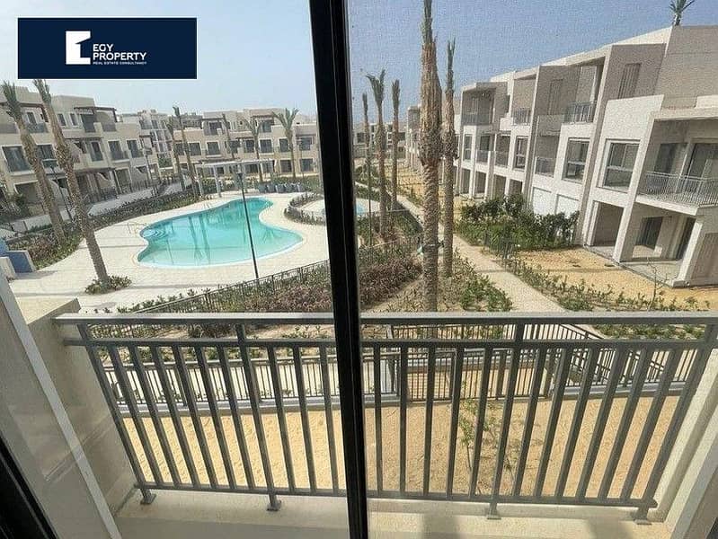 Lowest Price in The Market Pool View in Marassi  North Coast Town House For Sale Fully Finished Very prime location 4