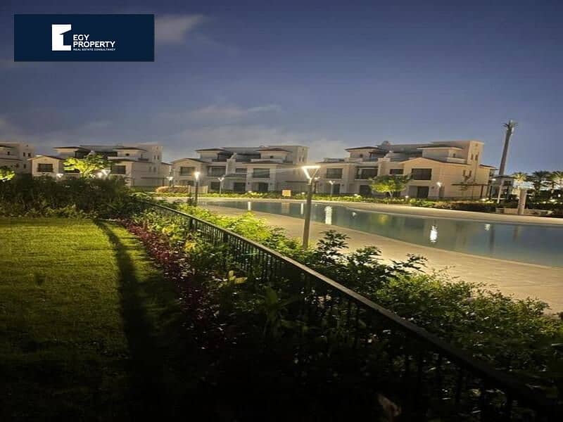 First Row Lagoon Villa with Installments in Marassi UNDER MARKET PRICE فيلا صف أول علي اللاجون بالتقسيط 9