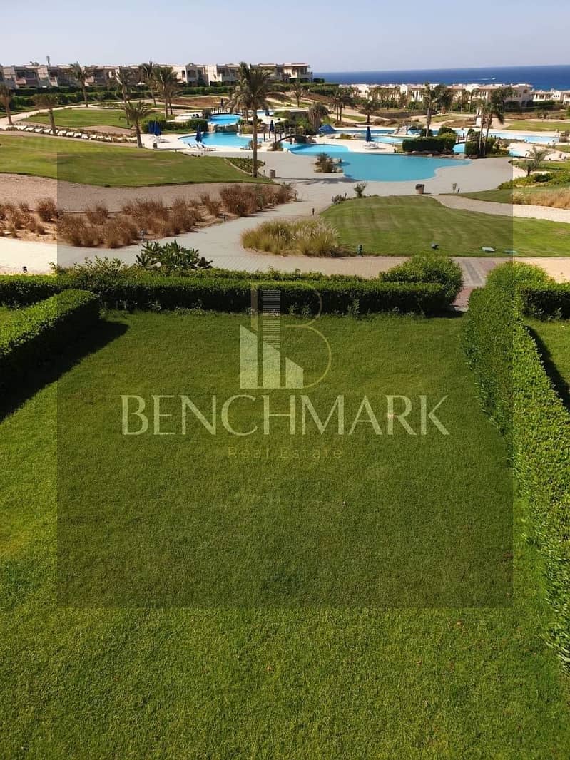 Ground Chalet 180m  for sale in La Vista Topaz Ain Sokhna, Fully Finished, sea and landscape pool view, for Immediate delivery and ready to move NOW 8