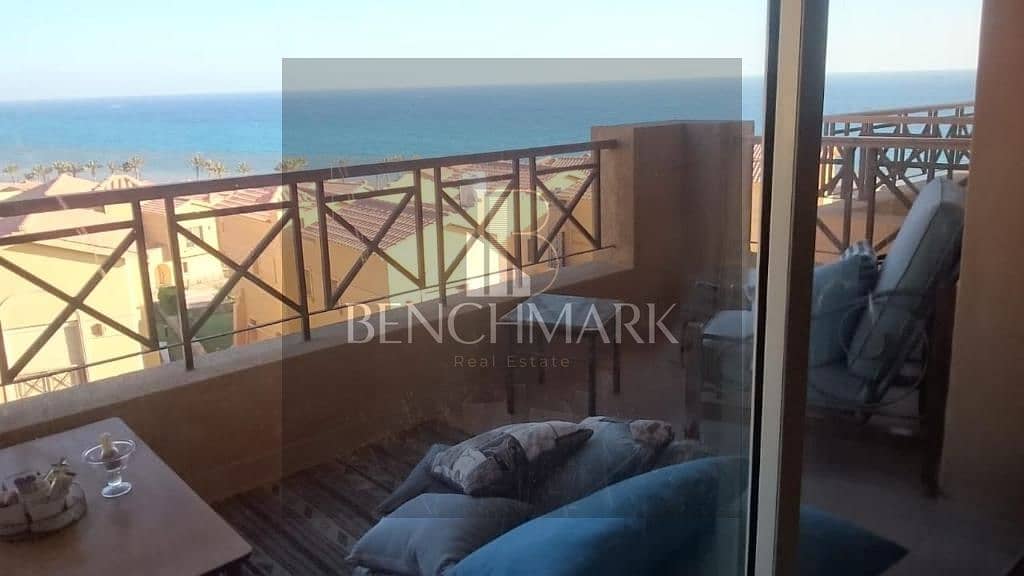 Chalet first floor 150m for sale in La Vista Topaz Ain Sokhna, Fully Finished, sea and landscape pool view, for Immediate delivery and ready to move 1