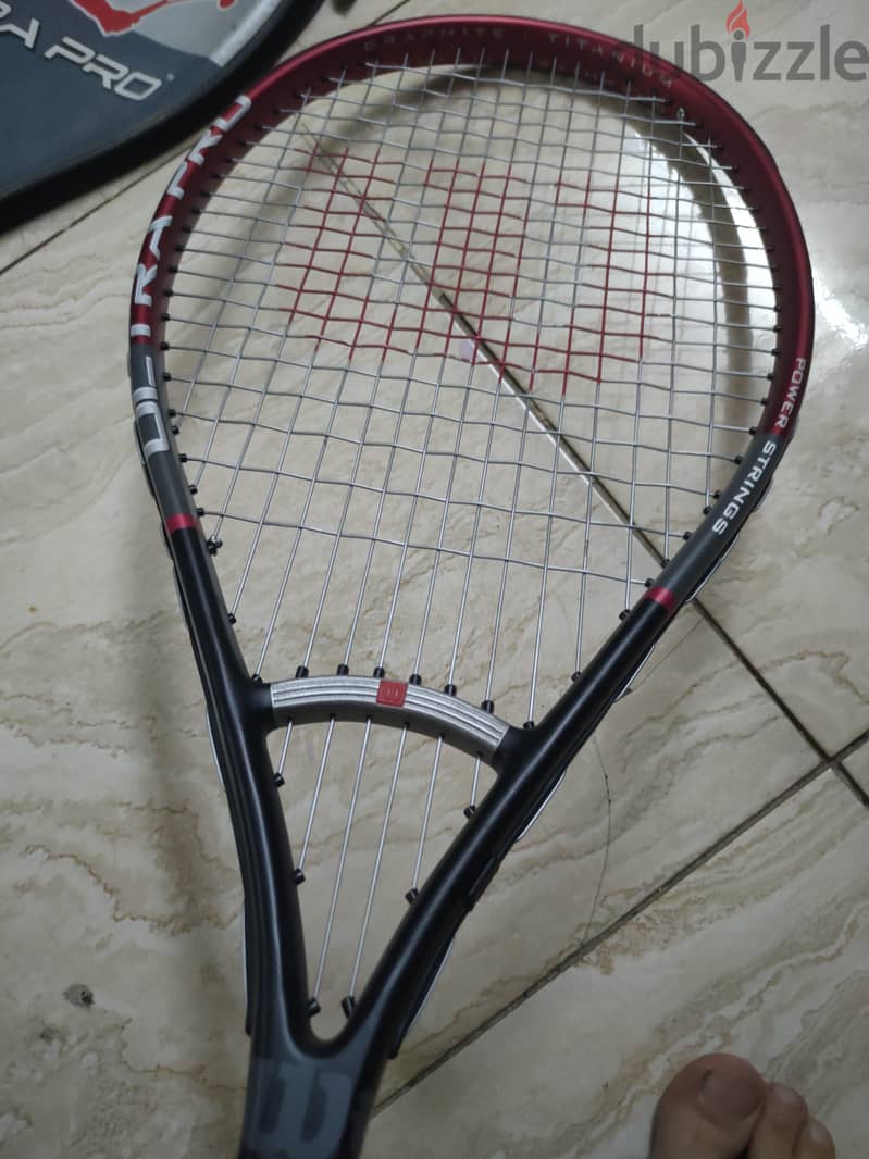 مضرب تنس أمريكى Wilson ultra pro graphite titanium 6