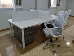 work station partitionخليه عمل بارتيشن مكاتب موظفين متاح معاينه 0