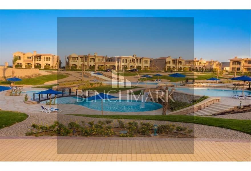 Chalet first floor 140m for sale in La Vista Topaz Ain Sokhna, Fully Finished, sea and landscape pool view, for Immediate delivery and ready to move 6