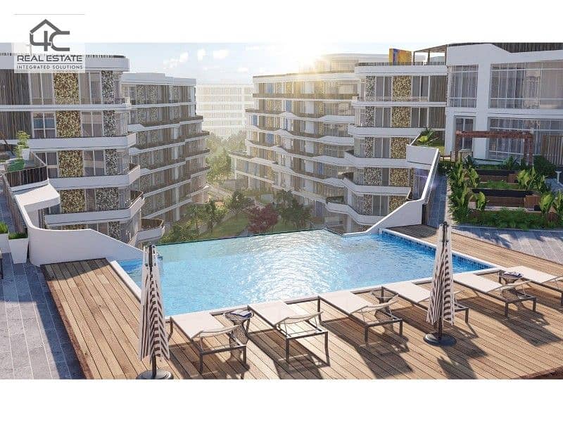 Apartment for sale in installments with the largest view open to the landscape, in a prime location in Mostakbal City 0