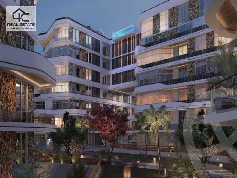 Apartment for sale in installments with the largest view open to the landscape, in a prime location in Mostakbal City 13