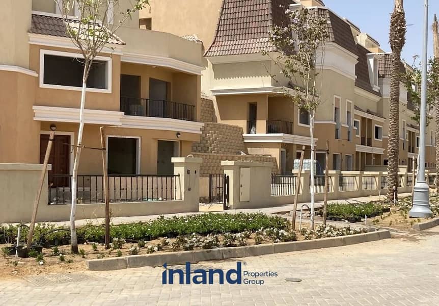 in SARAI Compound apartment for sale Next to Madinaty , Directly on the Suez Road The first quarterly installment 163 K 8