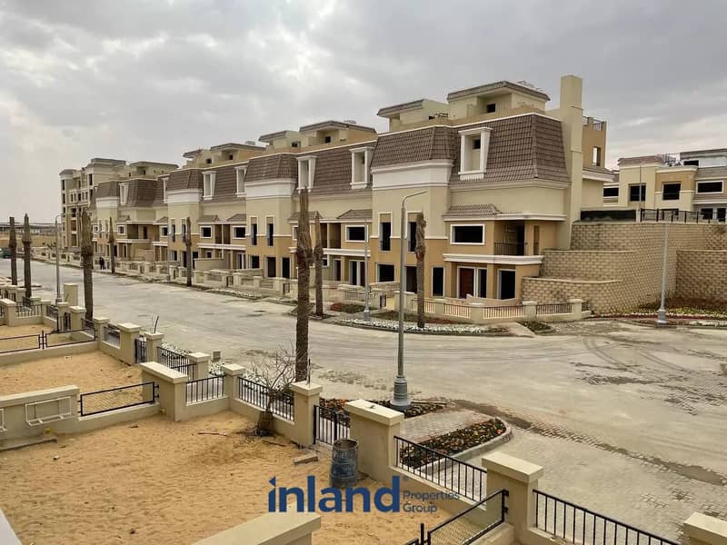 in SARAI Compound apartment for sale Next to Madinaty , Directly on the Suez Road The first quarterly installment 163 K 9