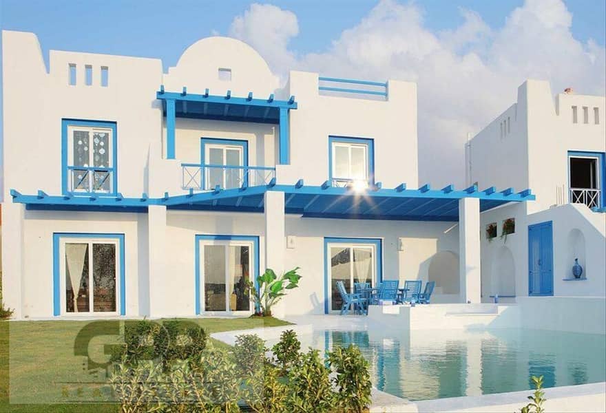 Finished twin villa with installments 190m in Palge Mountain View Al Alamain Sidi Abdulrahman North Coast 4