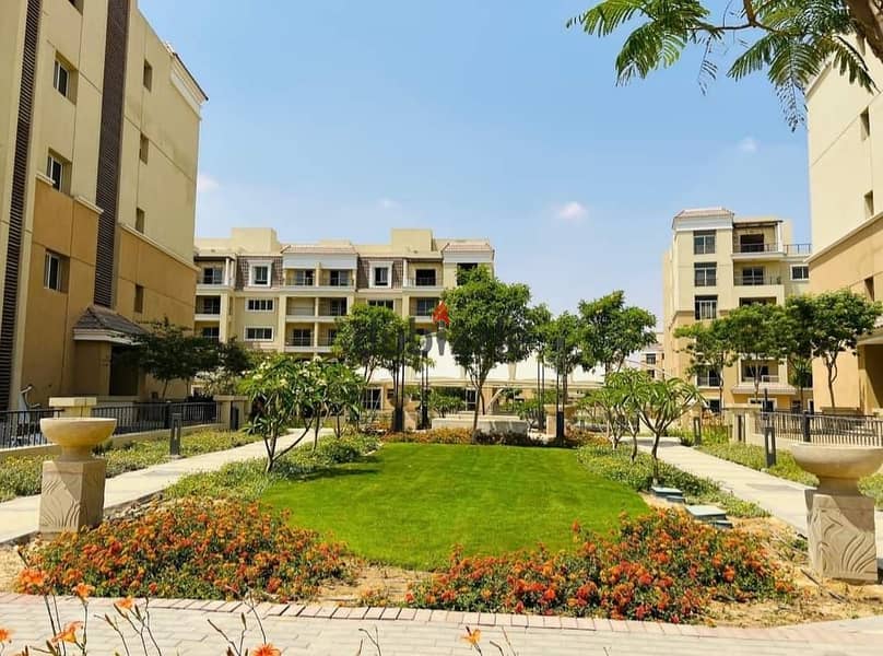 With a down payment of only 770K & installments over 8 years - 3BRs apartment for sale in Sarai Compound 1