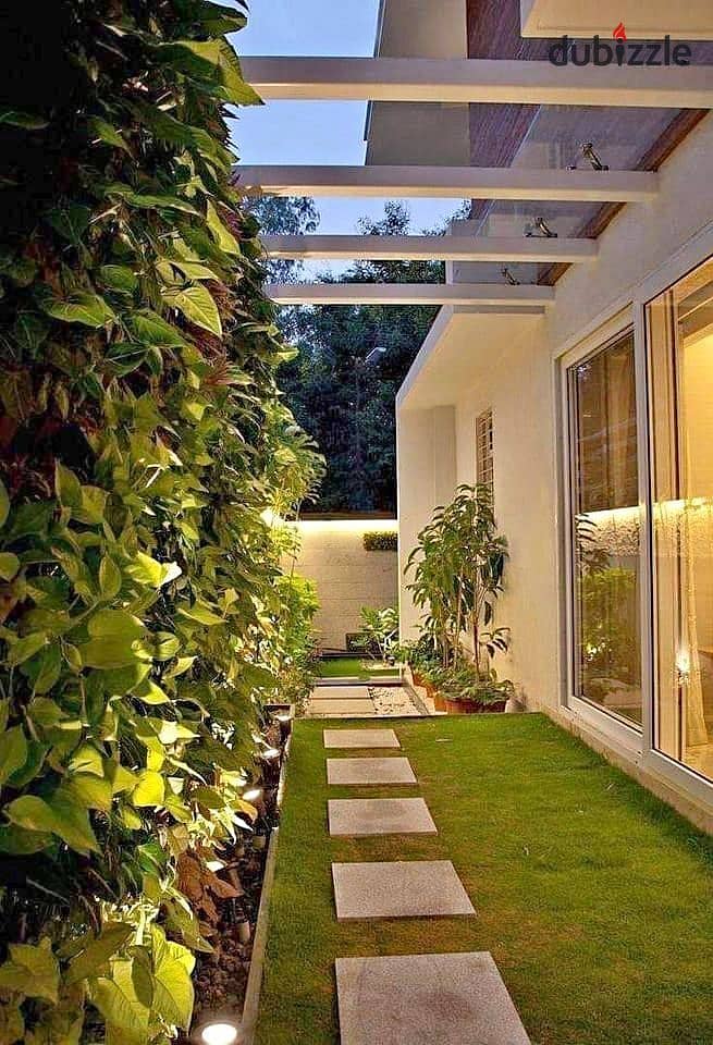 With a down payment of only 486K - a very special studio with a garden for sale in Taj City. 2