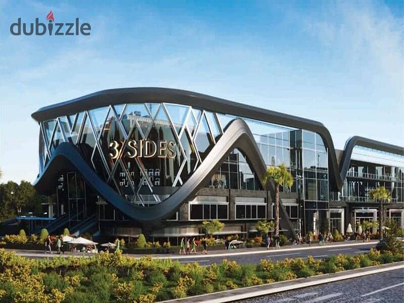 For sale: a 77 sqm commercial unit in the largest mega mall, 3Sides by Hassan Allam. 1