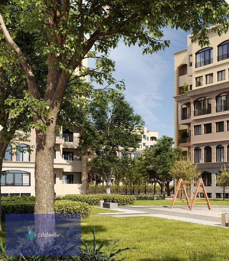 A food court store next to and in front of two international schools and in the heart of a residential neighborhood on View Square, the iconic tower 6