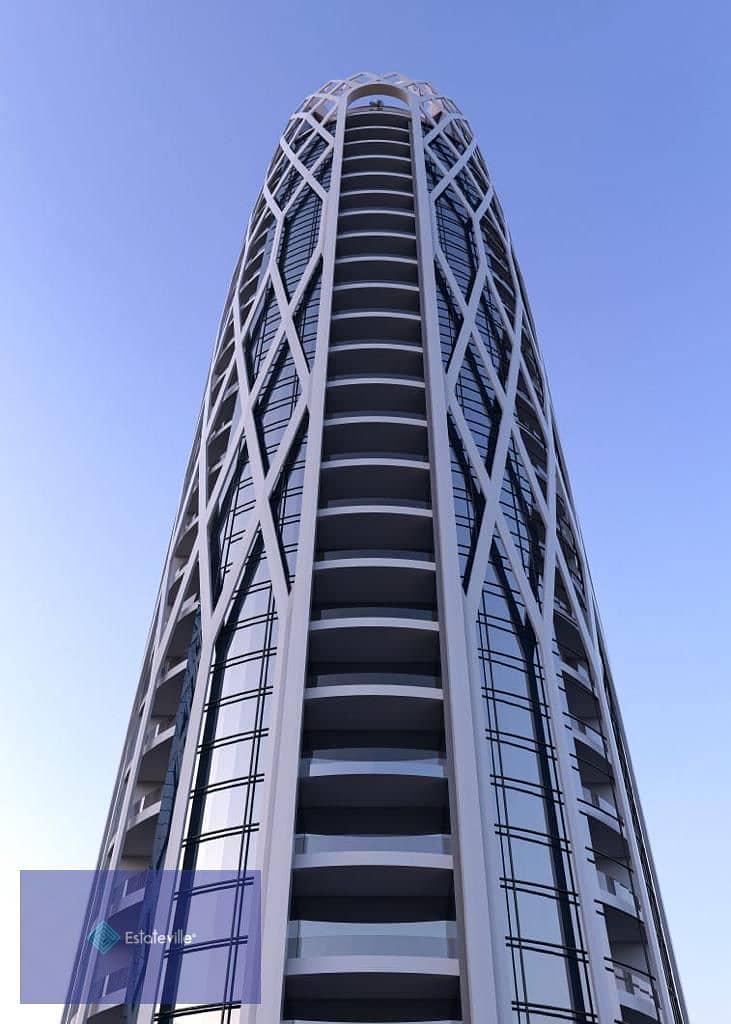 With a 25% ownership system, on the 21st floor, with a view of Bin Zayed North Axis and the Green River 10