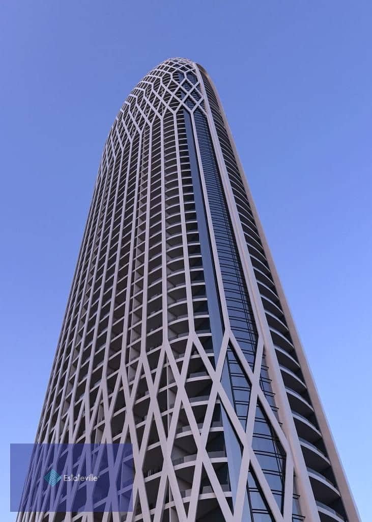 With a 25% ownership system, on the 21st floor, with a view of Bin Zayed North Axis and the Green River 12