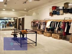 Ground floor shop for sale in the second commercial sector in the Fifth Settlement between North and South Teseen Street, in installments over 8 years