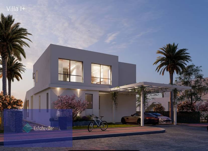 Townhouse Corner for sale in installments over 8 years on the lagoon with sea view from the ground floor in Hyde Park, Ras El Hekma, North Coast 5