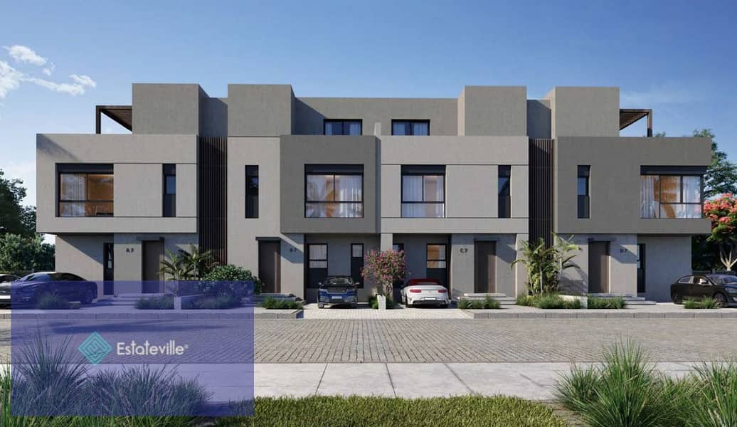 Townhouse Corner for sale in The Valley Compound, Hassan Allam Company, in installments over 8 years, with only 5% down payment 7