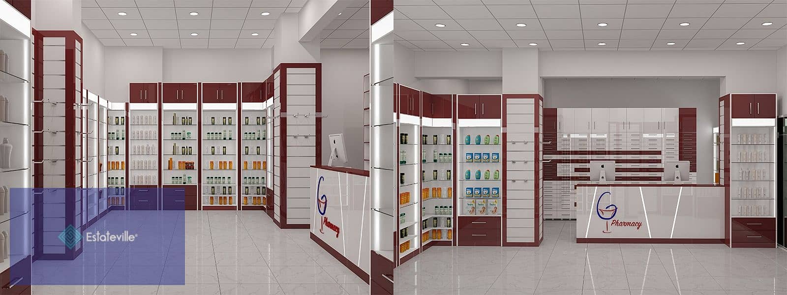 A pharmacy for sale in installments over 7 years in Ard al-Tabbah, on the 26th of July axis, next to the University of Egypt 3