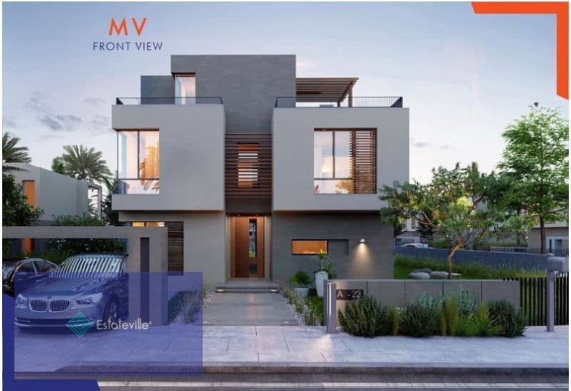 With a 5% down payment, a 532-meter villa for sale in Sodic East Heliopolis Compound, installments for 8 years, Sodic East 3