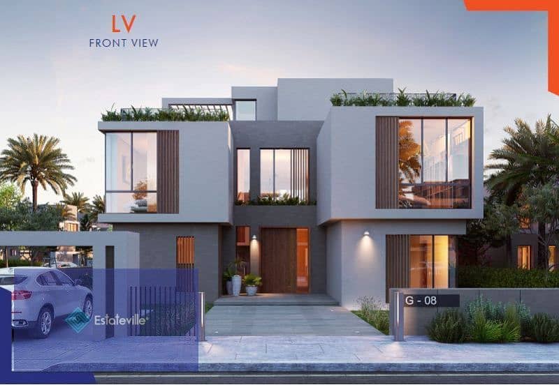 With a 5% down payment, a 532-meter villa for sale in Sodic East Heliopolis Compound, installments for 8 years, Sodic East 4