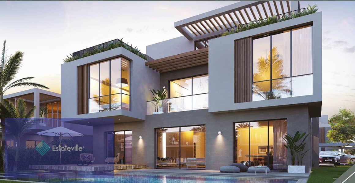 With a 5% down payment, a 532-meter villa for sale in Sodic East Heliopolis Compound, installments for 8 years, Sodic East 9