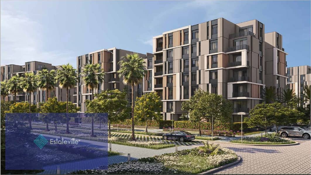 شقة للبيع بمقدم 900,000 في كمبوند سوان ليك Swan Lake Residences التجمع شركة حسن علام بالتقسيط علي 7 سنوات 1