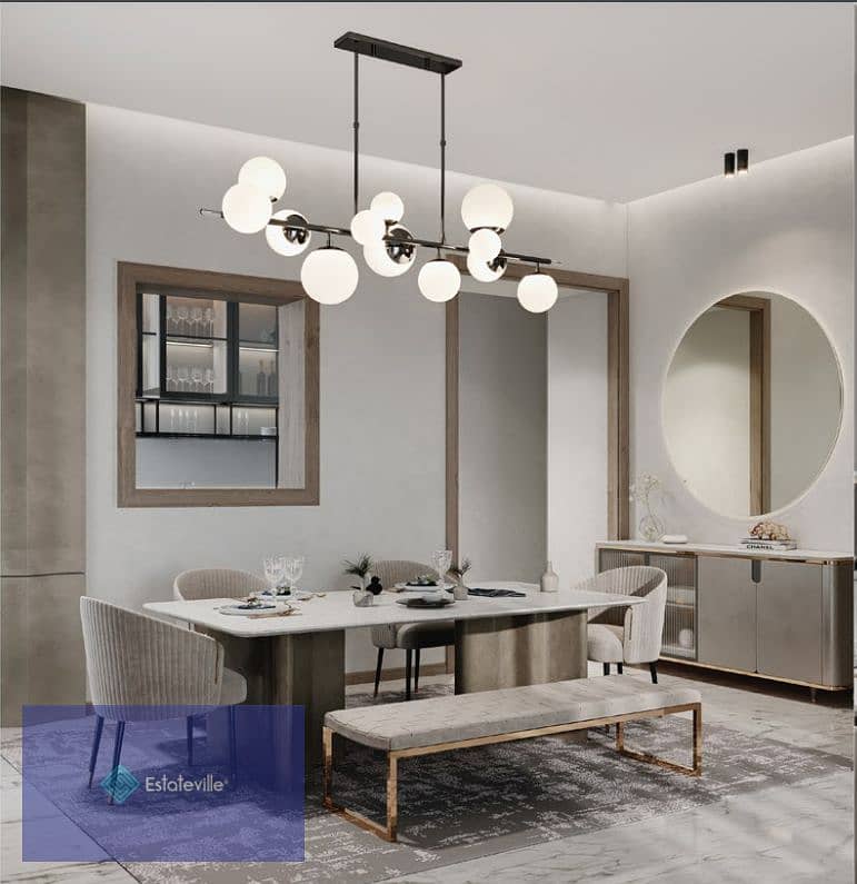 With a 10% D. P , a 220-sqm apartment for sale in installments over 10 years in the Administrative Capital, directly in front of the Diplomatic Quarter 11