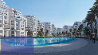 Ground floor duplex on the Lagoon for sale at the price of the launch in Lumia Lagoons Compound with a 10% down payment in installments over 8 years