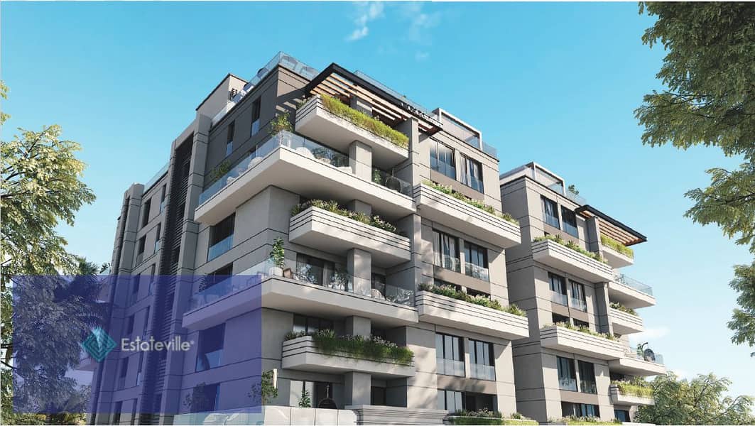 In a fully built compound, a 292-meter apartment for sale, delivery after one year, in front of the Embassy District, in installments over 7 years 3