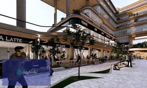 A ground floor commercial store for sale in the first sector in Ali Teseen North Mall, in installments over 7 years, in the Fifth Settlement