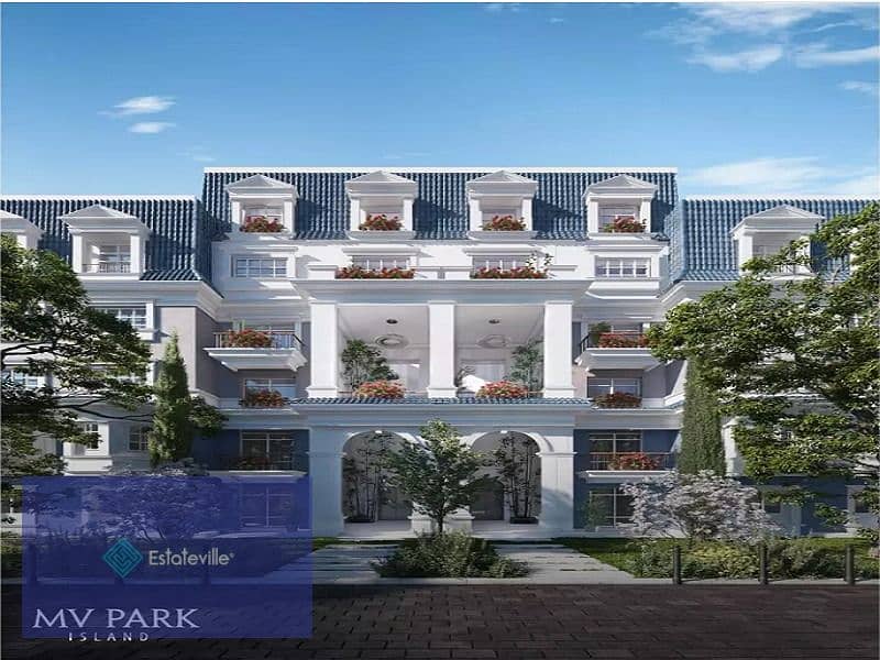 With a 5% down payment, contract for a garden villa in Mostakbal City in front of Mazar Park and a view of a tourist walkway 3