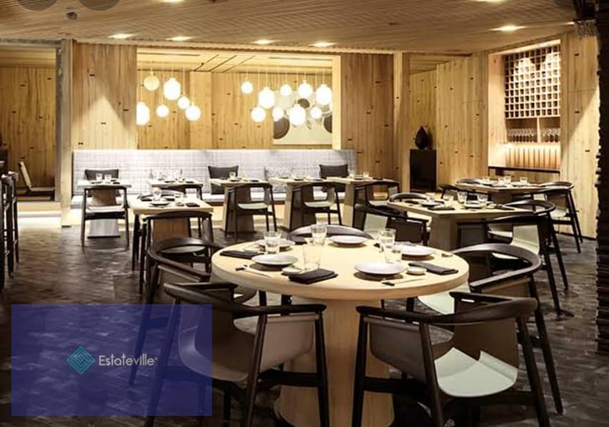 Ground floor restaurant in New Cairo, next to Al Salam International Hospital, with a view on the plaza, in installments 3