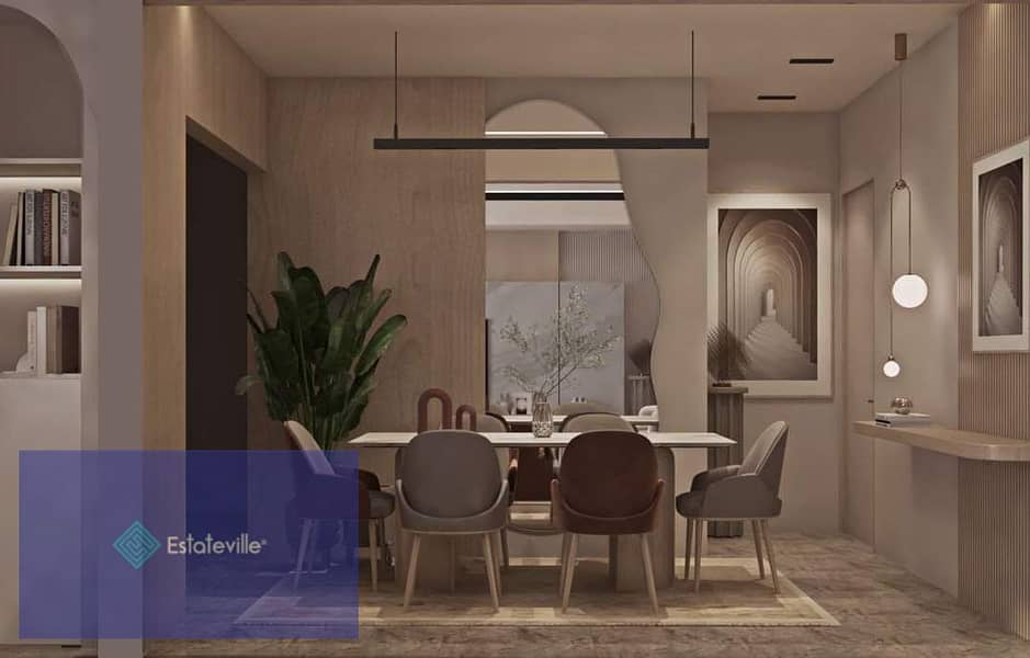 With a down payment of 742 thousand, a 3-room apartment in Mostakbal, directly on the axis and a water feature view, with installments over 8 years 1