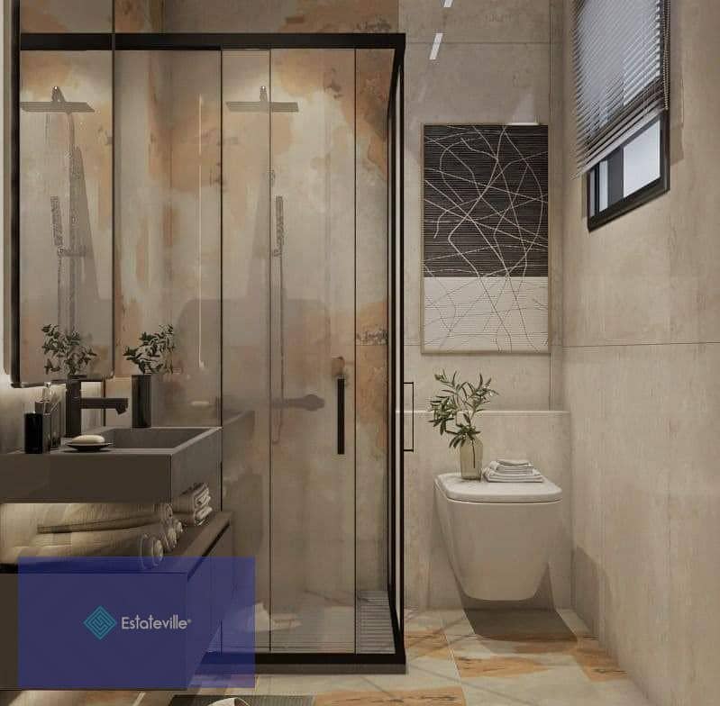 With a down payment of 742 thousand, a 3-room apartment in Mostakbal, directly on the axis and a water feature view, with installments over 8 years 8