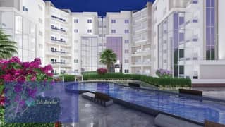 Ground floor apartment with garden, finished with air conditioners, double view on water feature and landscape in installments