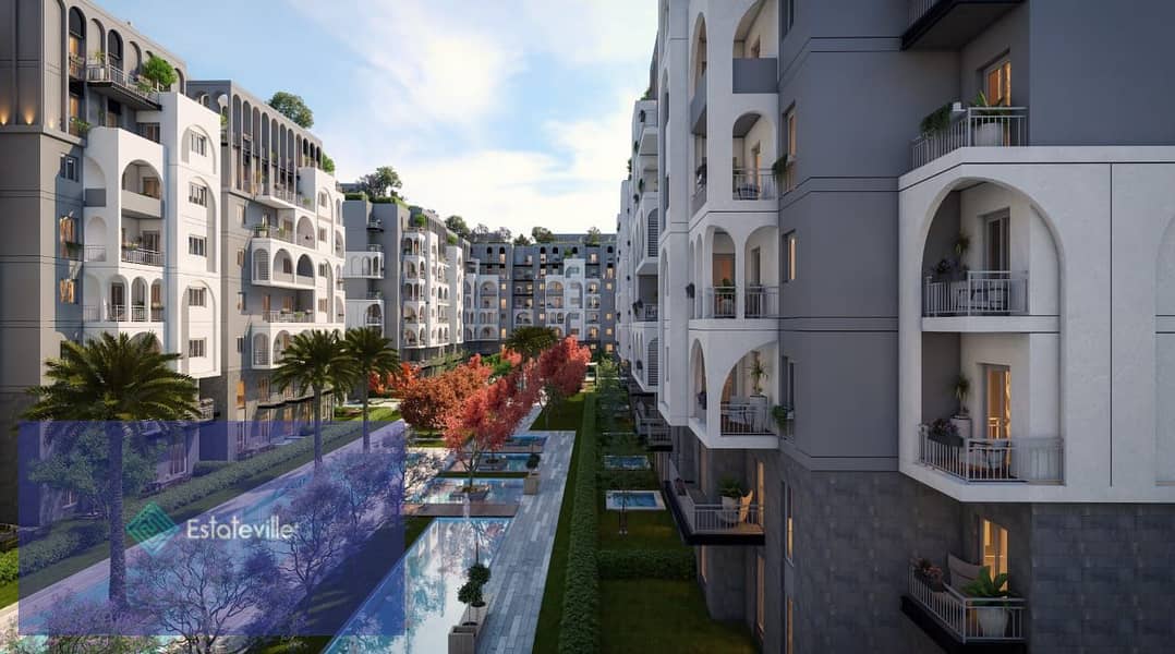 With a down payment of 516 thousand, a contract on a 3-bedroom apartment is 5%. As for the mall, there is a view on Water Feature in installments. 7