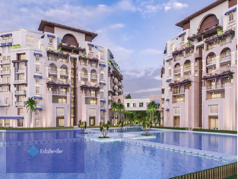 3-room apartment in Garden View, Water Feature, in front of Al-Futtaim Mall, with installments over 5 years 3