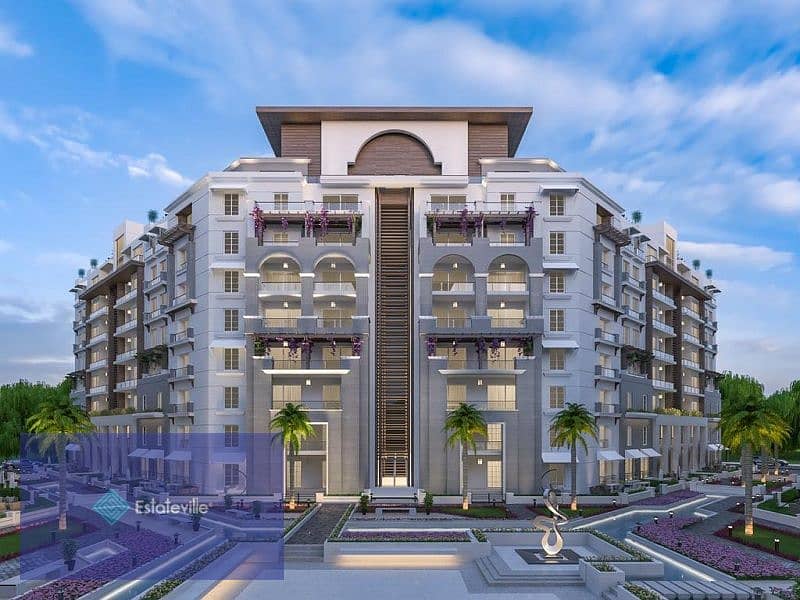 3-room apartment in Garden View, Water Feature, in front of Al-Futtaim Mall, with installments over 5 years 6