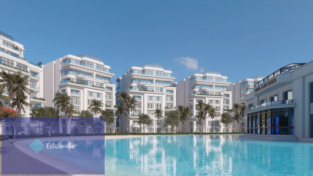 With a down payment of 411 thousand, a contract for a two-bedroom apartment in the heart of R7 and next to the International University in installme 2