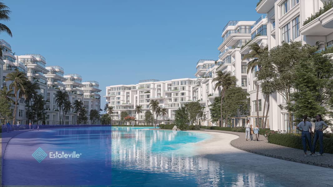 With a down payment of 411 thousand, a contract for a two-bedroom apartment in the heart of R7 and next to the International University in installme 3