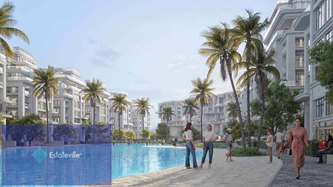 With a down payment of 411 thousand, a contract for a two-bedroom apartment in the heart of R7 and next to the International University in installme 6