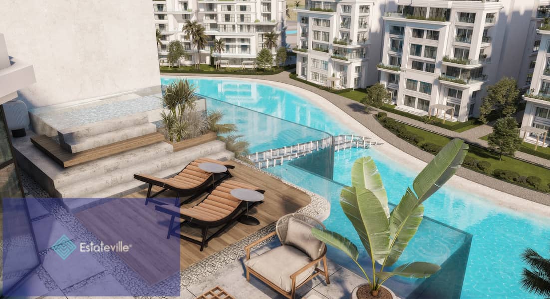 With a down payment of 411 thousand, a contract for a two-bedroom apartment in the heart of R7 and next to the International University in installme 8